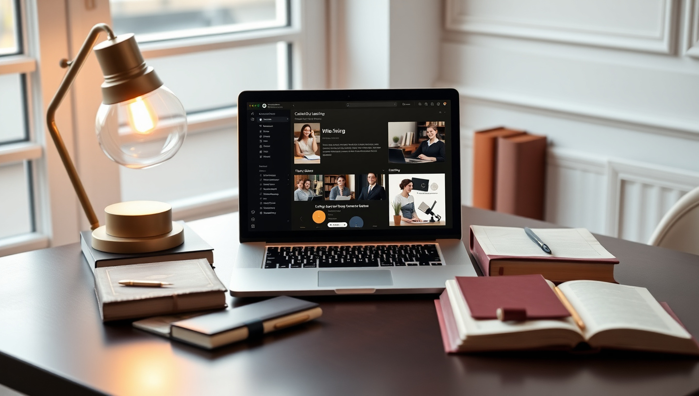 Studenti che seguono corsi online di alta qualità